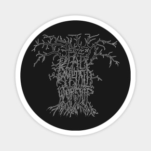 Black Metal Worship Magnet